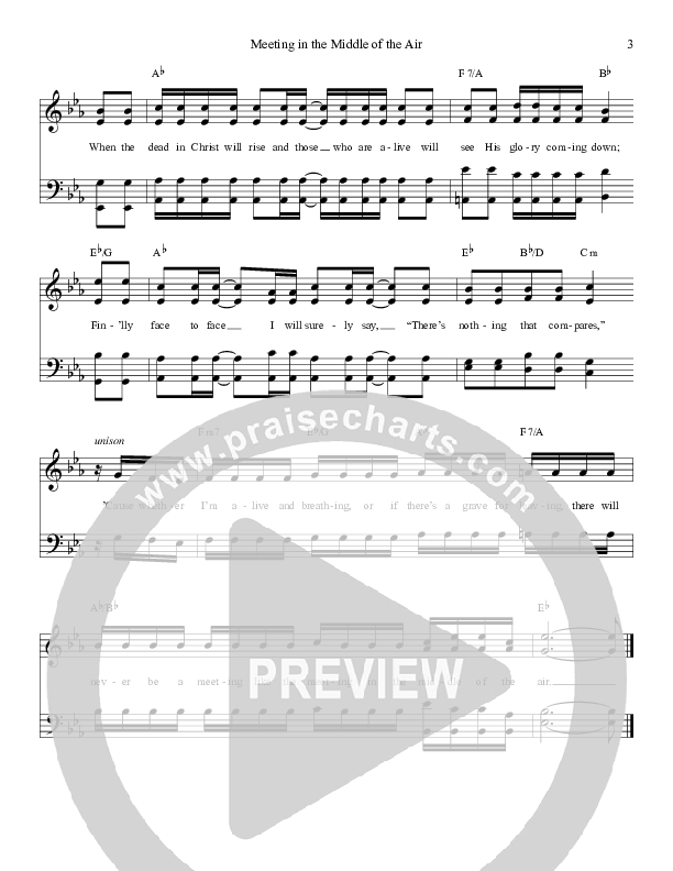 Meeting In The Middle Of The Air Lead Sheet (Tribute)