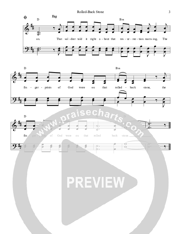 Rolled Back Stone Lead Sheet (Greater Vision)