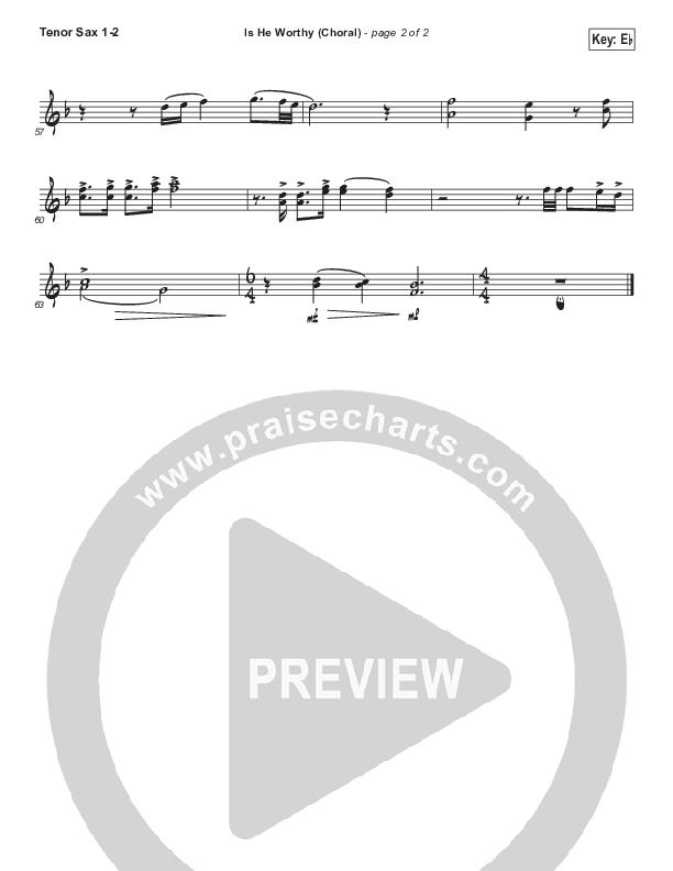 Is He Worthy (Choral Anthem SATB) Sax Pack (Chris Tomlin / Arr. Luke Gambill)
