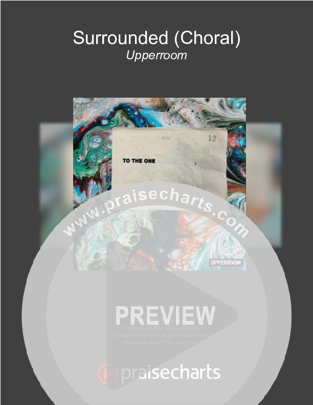 Surrounded (Fight My Battles) (Choral Anthem SATB) Cover Sheet (Elyssa Smith / UPPERROOM / Arr. Luke Gambill)
