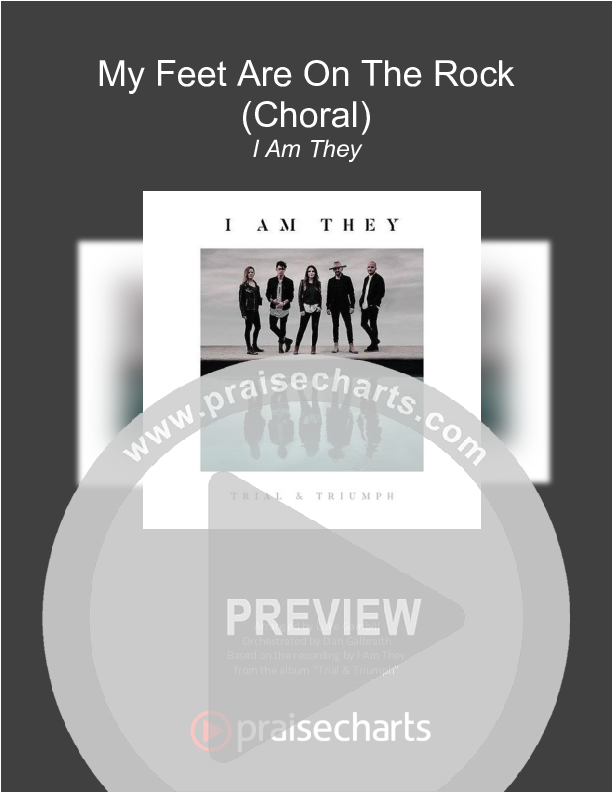 My Feet Are On The Rock (Choral) Orchestration (PraiseCharts Choral / I Am They / Arr. Luke Gambill)