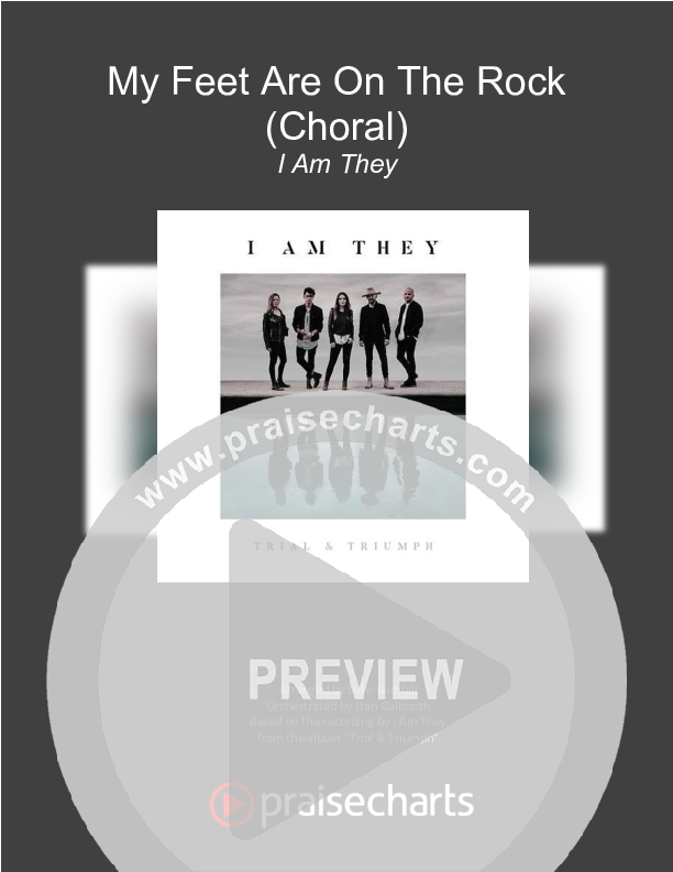 My Feet Are On The Rock (Choral Anthem SATB) Cover Sheet (I Am They / Arr. Luke Gambill)