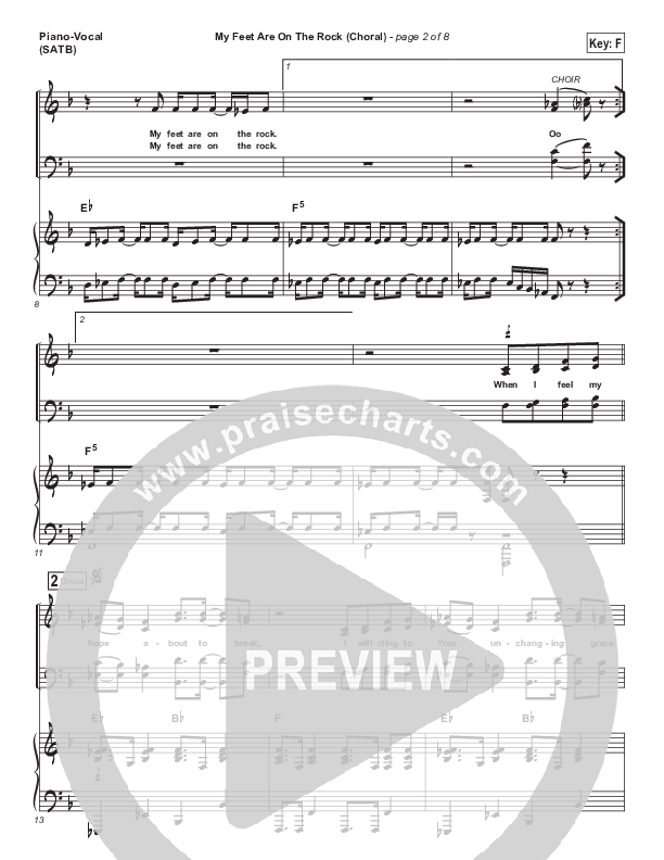 My Feet Are On The Rock (Choral Anthem SATB) Piano/Vocal Pack (I Am They / Arr. Luke Gambill)