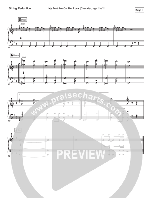 My Feet Are On The Rock (Choral Anthem SATB) String Pack (I Am They / Arr. Luke Gambill)