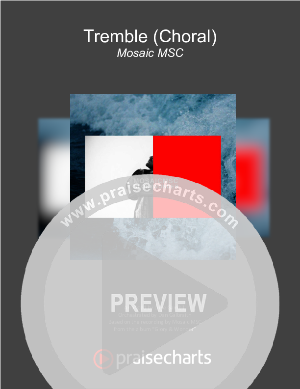 Tremble (Choral Anthem SATB) Cover Sheet (Mosaic MSC / Arr. Luke Gambill)