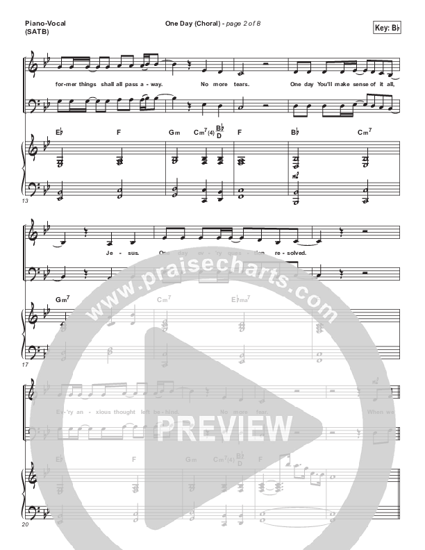 One Day (When We All Get To Heaven) (Choral Anthem SATB) Piano/Vocal Pack (Matt Redman / Arr. Luke Gambill)