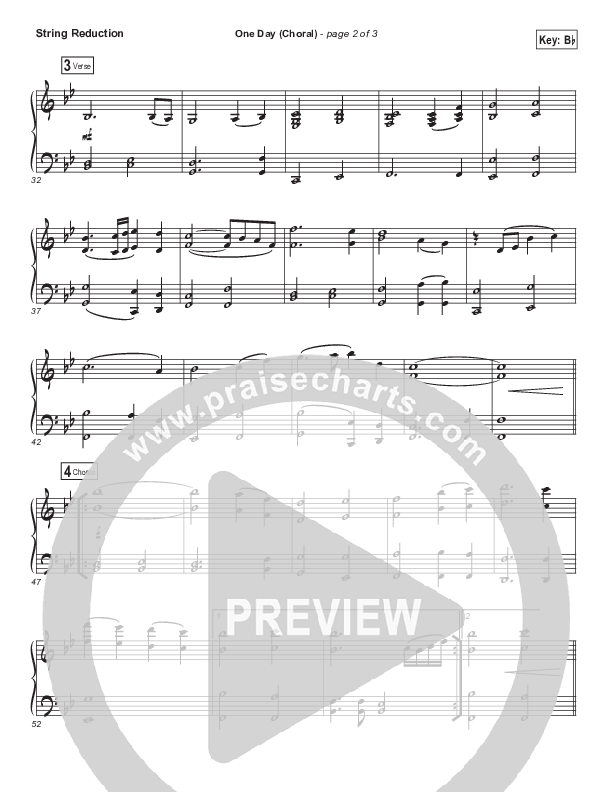 One Day (When We All Get To Heaven) (Choral Anthem SATB) String Pack (Matt Redman / Arr. Luke Gambill)