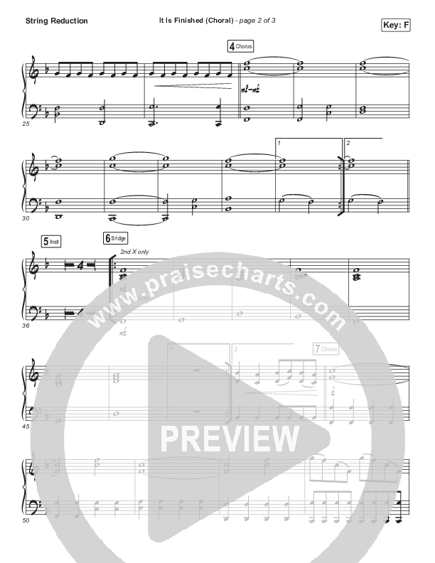 It Is Finished (Choral Anthem SATB) Synth Strings (Passion / Melodie Malone / Arr. Luke Gambill)