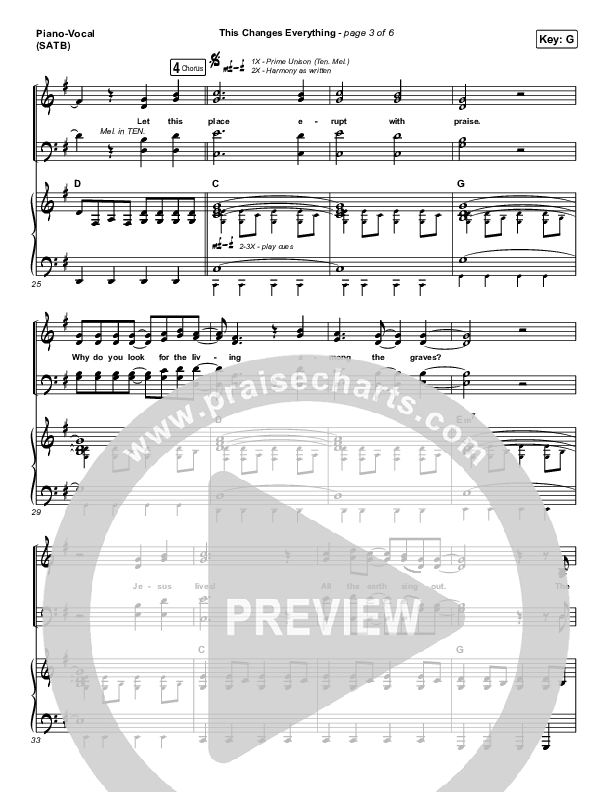 This Changes Everything Piano/Vocal & Lead (Jon Egan)