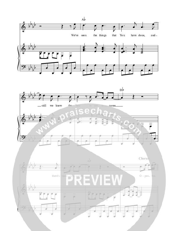 Open The Gates Lead & Piano (Jon Egan)