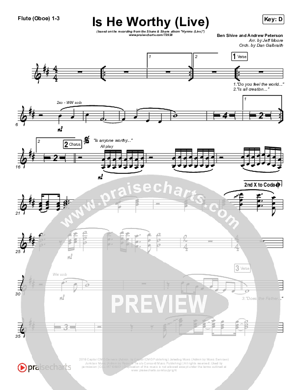 Is He Worthy (Live) Wind Pack (Shane & Shane)