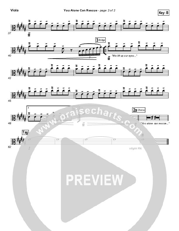 You Alone Can Rescue Viola (Matt Redman)