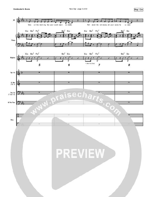 New Day Conductor's Score (Danny Gokey)