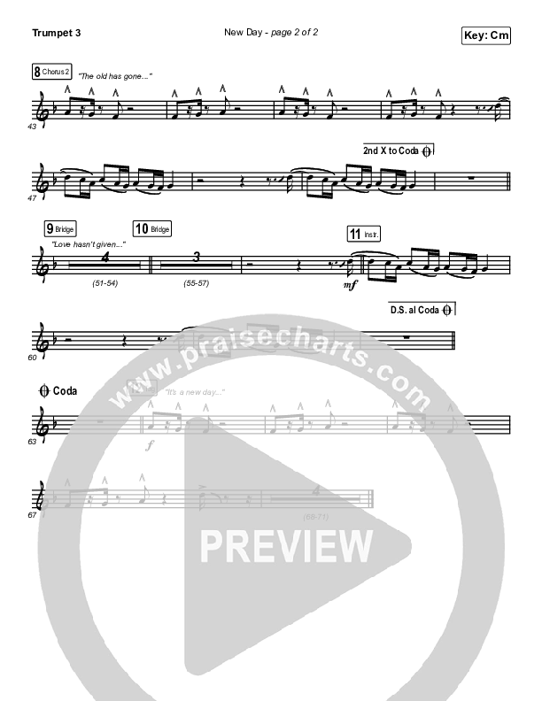 New Day Trumpet 3 (Danny Gokey)