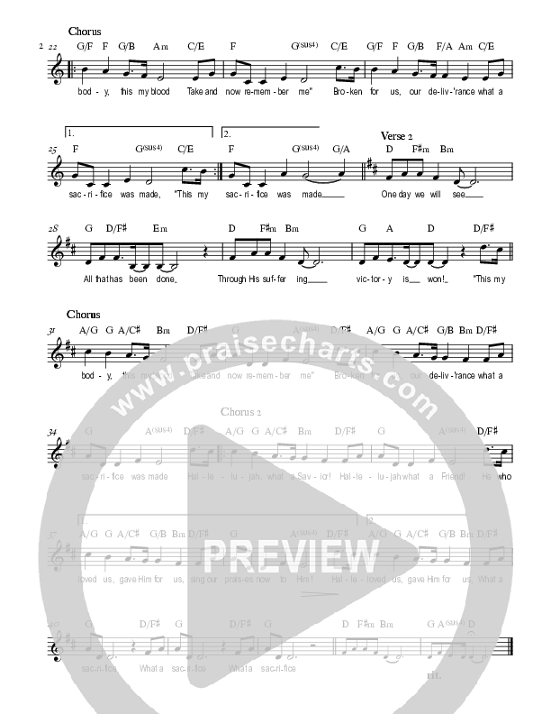 Remember Me Lead Sheet (Jeremy Good)