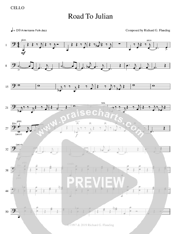 Road To Julian (Instrumental) Cello (Ric Flauding)