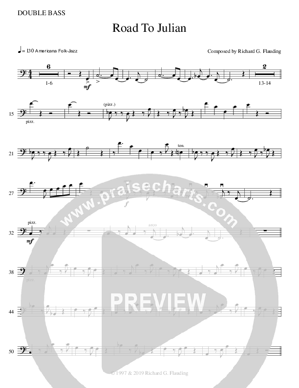 Road To Julian (Instrumental) Double Bass (Ric Flauding)
