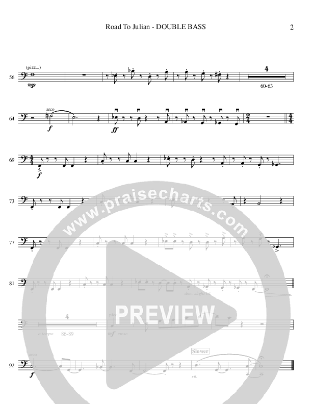 Road To Julian (Instrumental) Double Bass (Ric Flauding)