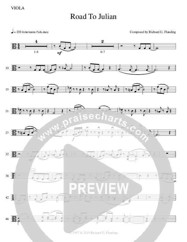 Road To Julian (Instrumental) Viola (Ric Flauding)
