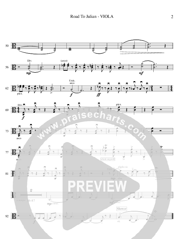 Road To Julian (Instrumental) Viola (Ric Flauding)