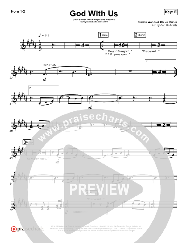 God With Us French Horn 1/2 (Terrian)