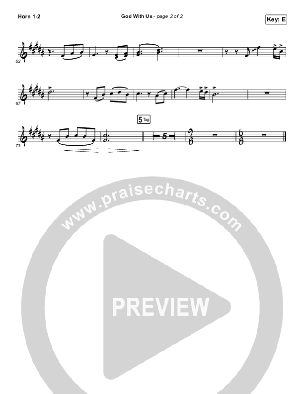 God With Us French Horn 1/2 (Terrian)