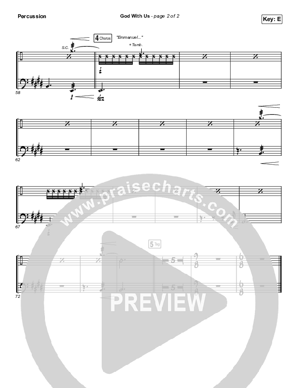 God With Us Percussion (Terrian)