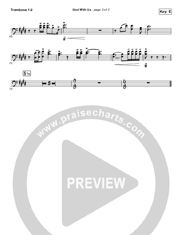 God With Us Trombone 1/2 (Terrian)