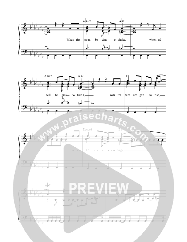 Great And Glorious Lead Sheet (SAT) (Martin Smith)