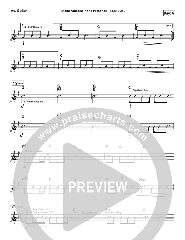 I Stand Amazed In the Presence Acoustic Guitar (Brad Henderson)