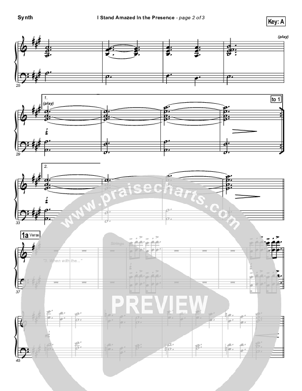 I Stand Amazed In the Presence Synth Strings (Brad Henderson)