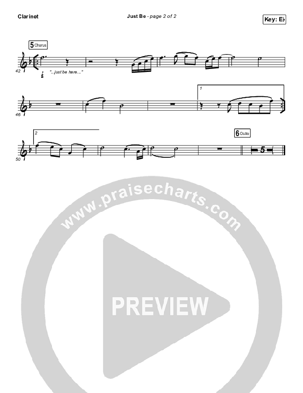 Just Be Clarinet (Kim Walker-Smith)