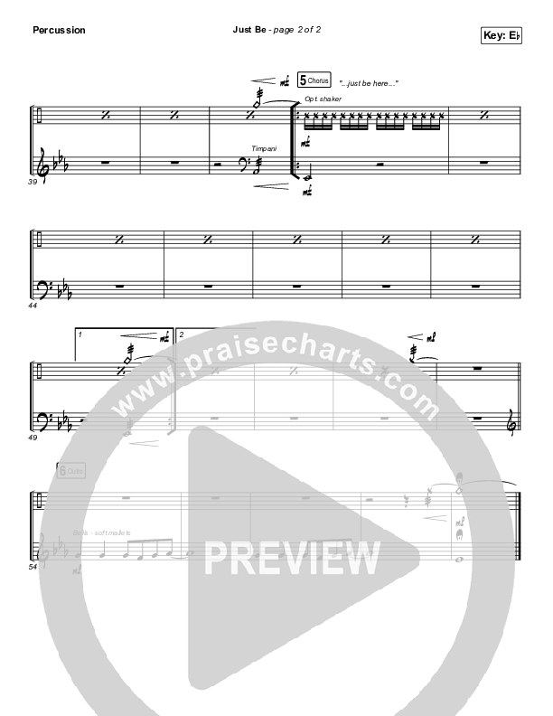 Just Be Percussion (Kim Walker-Smith)