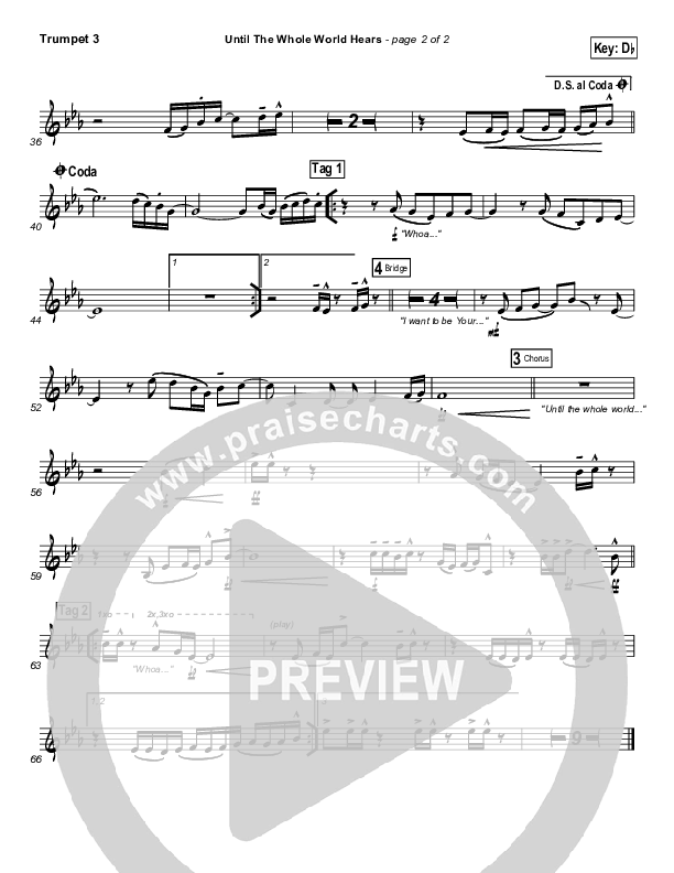 Until The Whole World Hears Trumpet 3 (Casting Crowns)