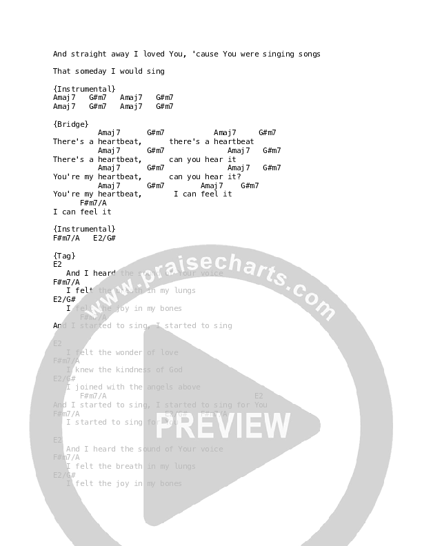 Iron Lung Chords PDF (Martin Smith) PraiseCharts