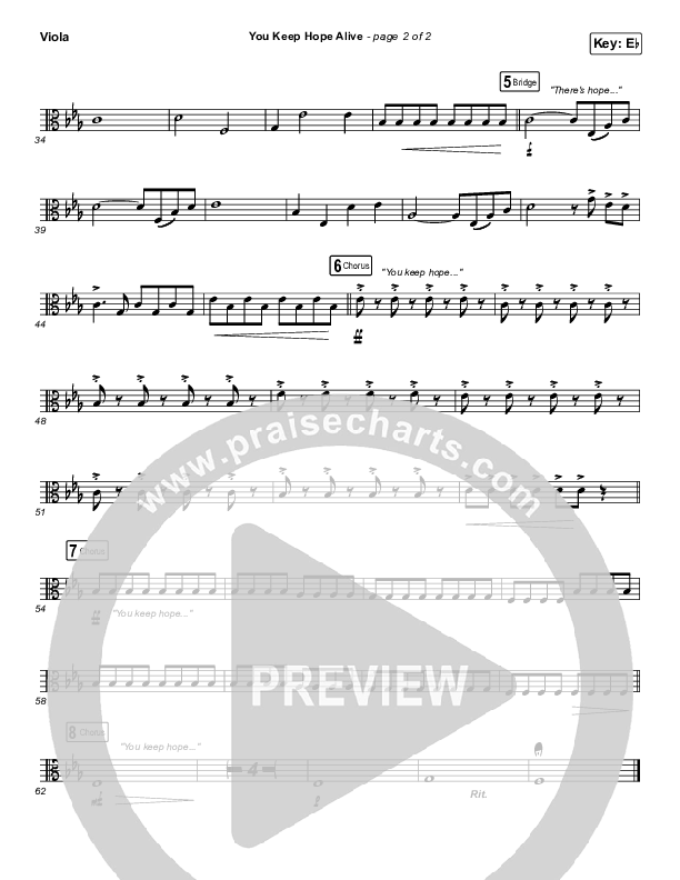 You Keep Hope Alive Viola (Jon Reddick)