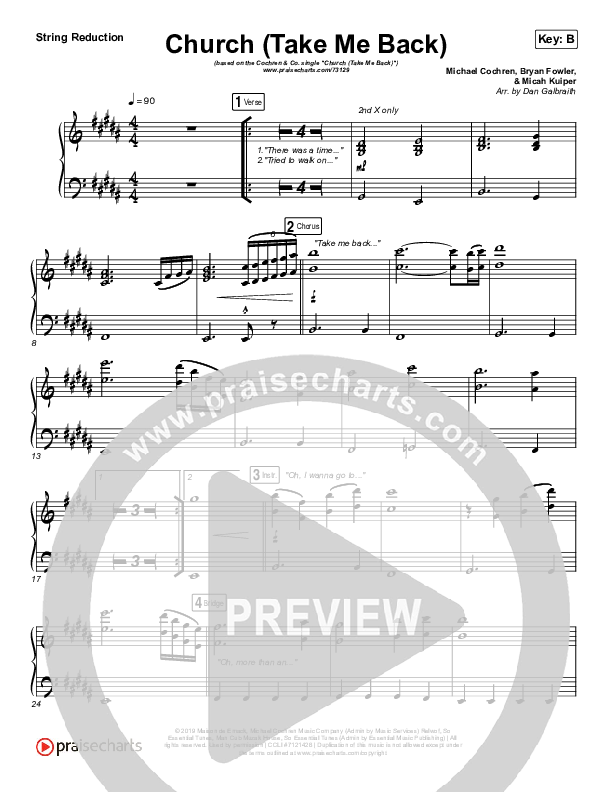 Church (Take Me Back) String Pack (Cochren & Co)