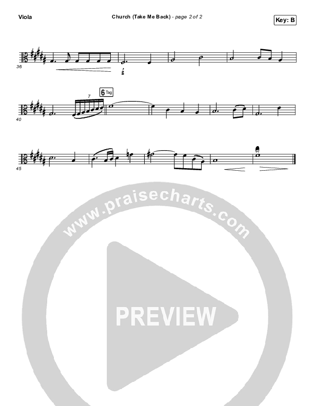 Church (Take Me Back) Viola (Cochren & Co)