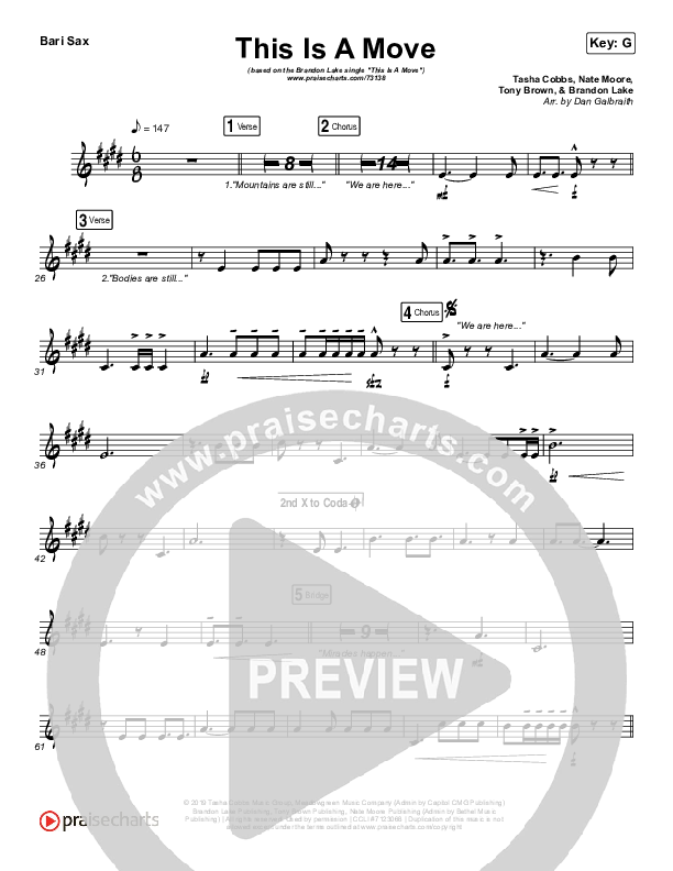 This Is A Move Bari Sax (Brandon Lake)