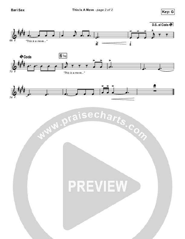 This Is A Move Bari Sax (Brandon Lake)