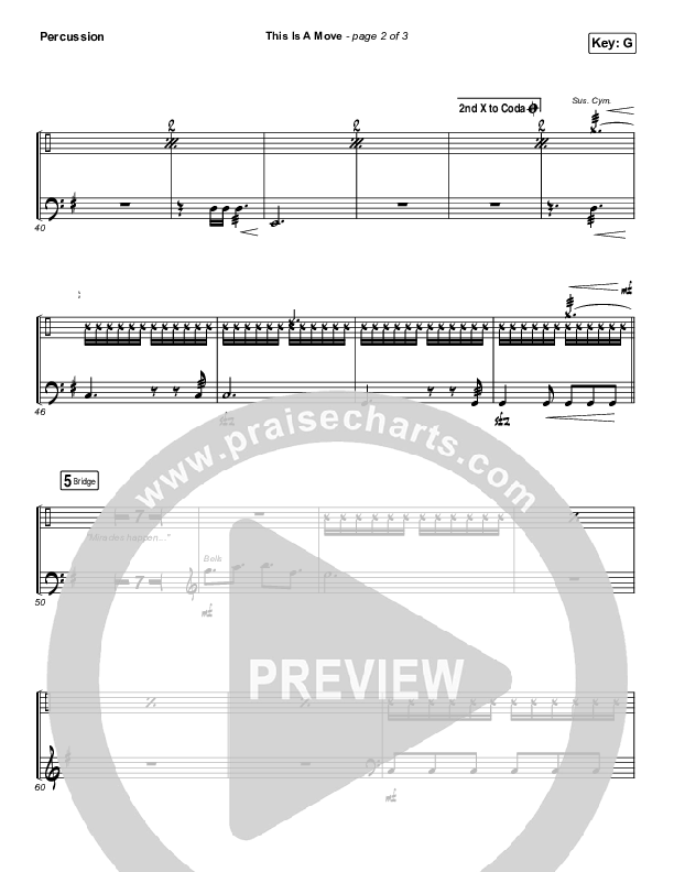 This Is A Move Percussion (Brandon Lake)