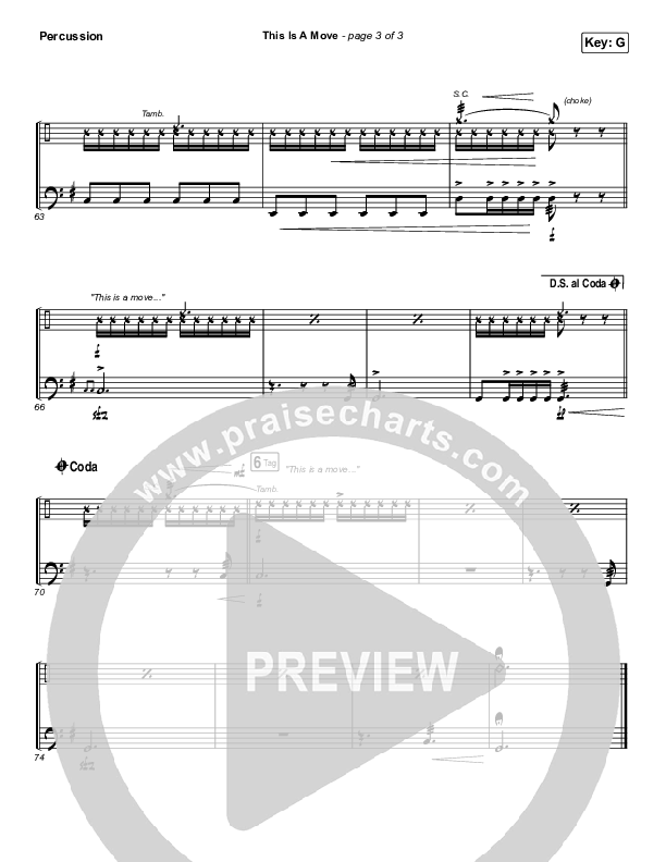 This Is A Move Percussion (Brandon Lake)