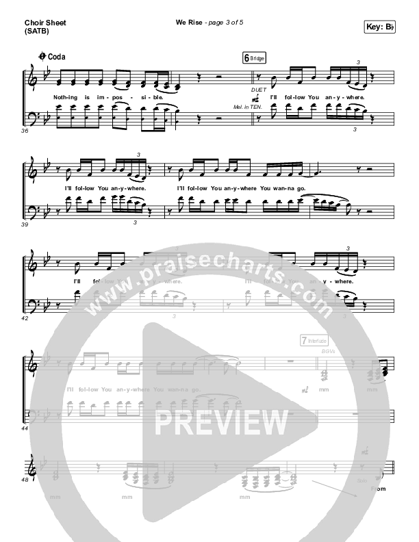 We Rise Choir Vocals (SATB) (Cageless Birds)