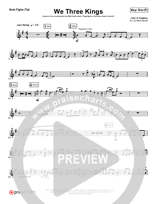 We Three Kings Trumpet (Mark Hauth)