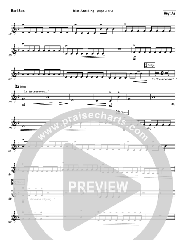 Rise And Sing Bari Sax (FEE Band)