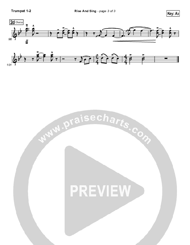 Rise And Sing Trumpet 1,2 (FEE Band)