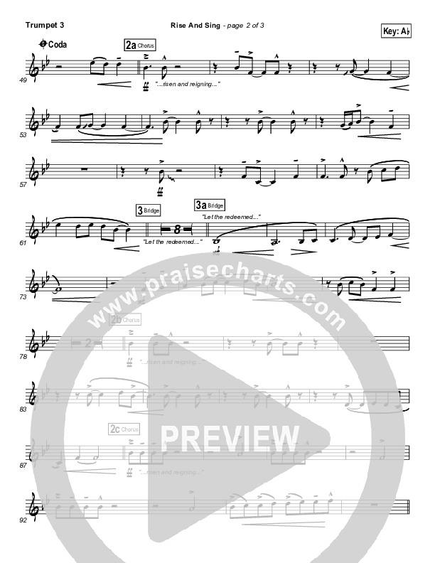 Rise And Sing Trumpet 3 (FEE Band)