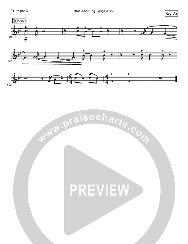 Rise And Sing Trumpet 3 (FEE Band)