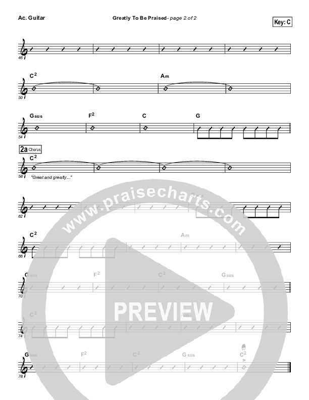 Greatly To Be Praised Acoustic Guitar (FEE Band)