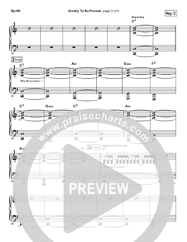 Greatly To Be Praised Synth Strings (FEE Band)